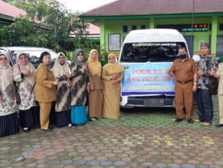 Kunjungan ke sekolah adiwiyata Nasional SDN 11 Payakumbuh.