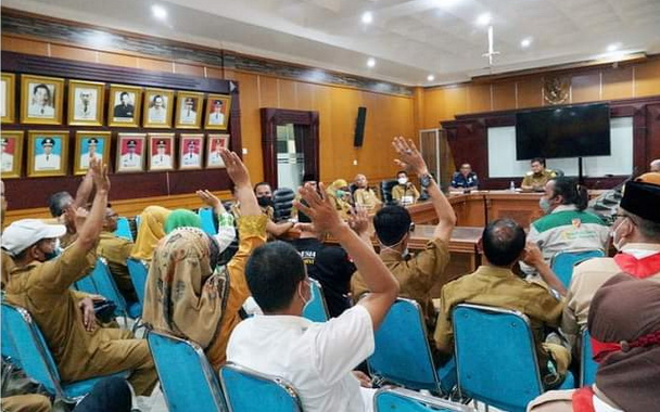 Pelatihan PKK di Batusangkar.