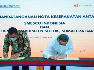 Penandatanganan MoU antara Pemkab Solok dengan SMESCO.