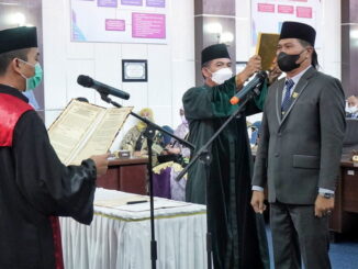 Pengucapan sumpah dan janji Yendri Susanto.