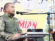 Wagub Audy Joinaldy saat memberi sambutan.