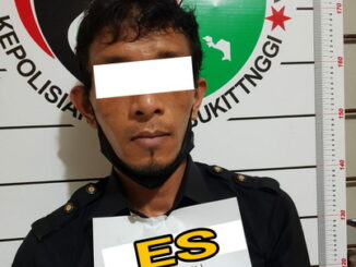 ES yang ditangkap di Bukittinggi.