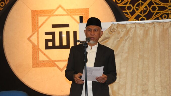 Gubernur Sumbar Mahyeldi Ansharullah