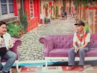 Qori saat siaran langsung di Padang TTV.