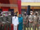Satpol PP Kab. 50 Kota bersama salah seorang camat yang serah terima jabatan.