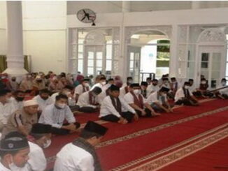 Suasana wirid ASN Kab. Tanah Datar.