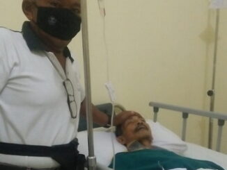 Zul Aliman yang dirawat di BMC Padang.