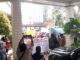 Aksi demo didepan kantor DPRD Kota Padang.