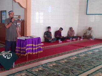 Peringatan Isra' Mikraj di Masjid Nurul Iman Sioban.