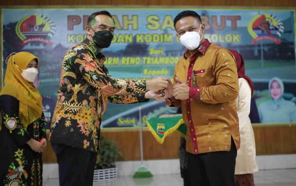 Pisah sambut Dandim 0309 Solok.