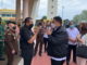 Wagub Audy Joinaldi saat menyambut Kepala BNN RI.