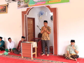 Wawako Payakumbuh saat peresmian Mushalla Nur Hidayah Payolansek.