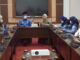 Audiensi Ketua Asobsi Wilda Yanti dengan gubernur Mahyeldi.