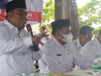 Bupati Suhatri Bur dengan didampingi Wabup Rahmang mengungkapkan capaian yang diraih selama satu tahun memimpin daerah dan masyarakat Kabupaten Padang Pariaman.