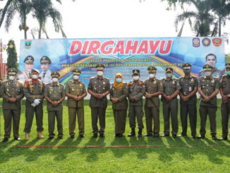 Gubernur Mahyeldi bersama pimpinan Satpol PP se Sumbar.