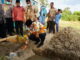 Gubernur Mahyeldi saat peletakan batu pertama pembangunan SMPIT.