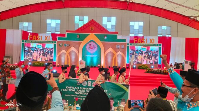 Kafilah Sumbar Dalam FASI Nasional XI