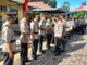 Pemberian ucapan selamai usai sertijab.