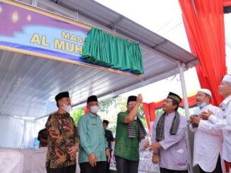 Peresmian Mushalla Al Muhajirin menjadi Masjid Al Muhajirin.