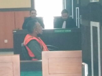 Sidang Perdana Kasus Korupsi Bumdes 'MKB' di Pengadilan Tipikor Padang.