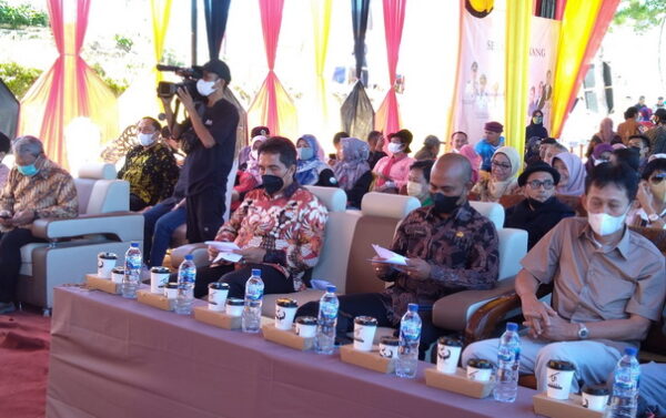 Suasana pembukaaan peringatan Hari Kopi Nasional 2022.
