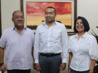 Wagub Audy Joinaldi bersama Ketua KONI Pusat dan Ketua Umum DPP Pordasi.