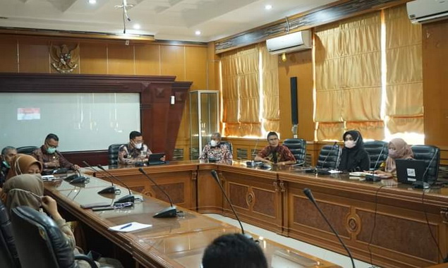 Bimtek yang digelar secara virtual.