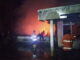 Kobaran api yang menghanguskan rumah Yulinar di Kelurahan Padang Tangah Payobadar Kec.Payakumbuh Timur