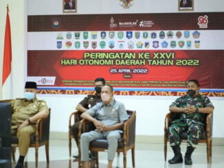 Wako Solok bersama Forkopimda saat mengikuti vicon