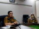 Wali Kota Sawahlunto, Deri Asta bersama Sekretaris Daerah Kota Sawahlunto, Dr. dr. Hj. Ambun Kadri, MKM saat jumpa pers.