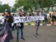 Aksi demo mahasiswa Papua.