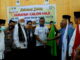 Bupati Hamsuardi bersama calon jemaah haji Pasaman Barat.