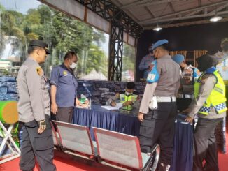 Pospam terpadu Jam Gadang Bukittinggi.