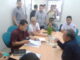 Syafrizal saat mengambil formulir pendaftaran bakal calon Ketua KONI Sumbar.