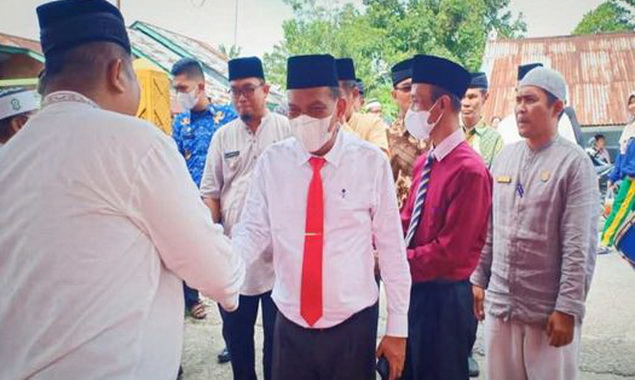 Penyambutan kedatangan Wabup Padang Pariaman Drs. Rahmang, MM.