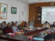 Bupati Limapuluh Kota di hadapan tim verifikasi lapangan Hybrid Kabupaten Layak Anak.