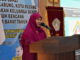 Ketua TP PKK Sumbar saat memberi sambutan.