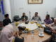Kunjungan komisioner KPU Tanah Datar ke bupati Eka Putra.