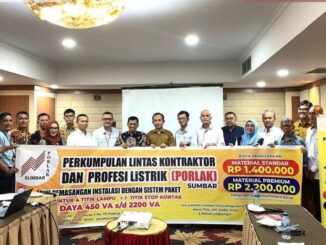 Peluncuran paket instalasi listrik untuk  instalasi rumah di Sumatera Barat.