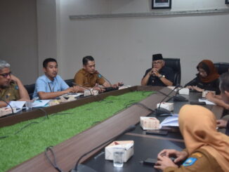 Rapat antara Pemko Sawahlunto dengan Badan Pengelola Geopark Kota Sawahlunto.
