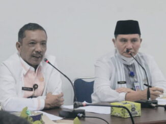 Sekdakab Pasaman Drs. H. Mara Ondak dan Kadis P3AKB Furkan, M.Kes.