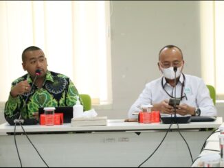 Wagub Audy Joinaldy saat mengunjungi Kementerian PPPA RI .