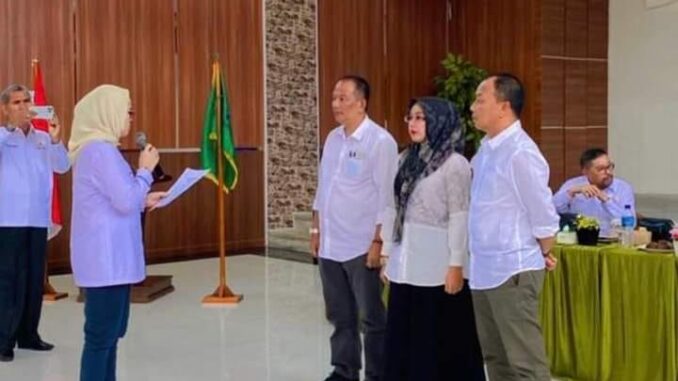 Pelantikan Ketua Kadin Pasaman.