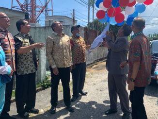 Wagub Audy Joinaldy saat peresmian Miss Cimory Center pertama di Sumbar.