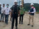 Agub Audy Joinaldy saat meninjau pembangunan jalan tol adang - Sicincin.