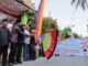Pelepasan peserta pawai alegoris di kota Solok.