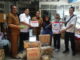 Penyerahan bantuan bupati Limapuluh Kota.