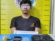 Tersangka dan barang bukti.