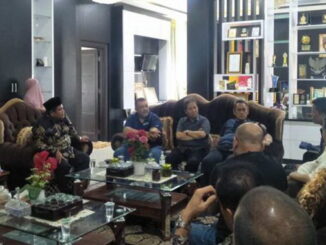 Bupati Padang Pariaman Suhatri Bur menerima kunjungan DPP REI.