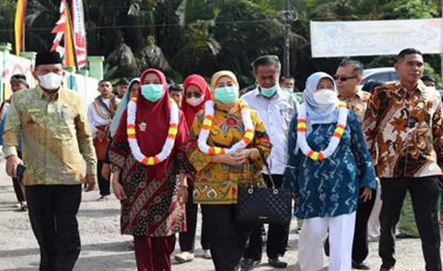 Wabup Padang Pariaman Rahmang menerima kunjungan Tim Penilai Nakes Teladan Sumatera Barat ke Puskesmas Sintuk Toboh Gadang.